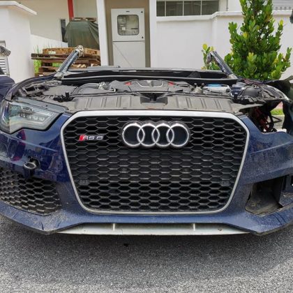 AUDI RS6 2015Y 4.0 TWIN TURBO HALF CUT CKD